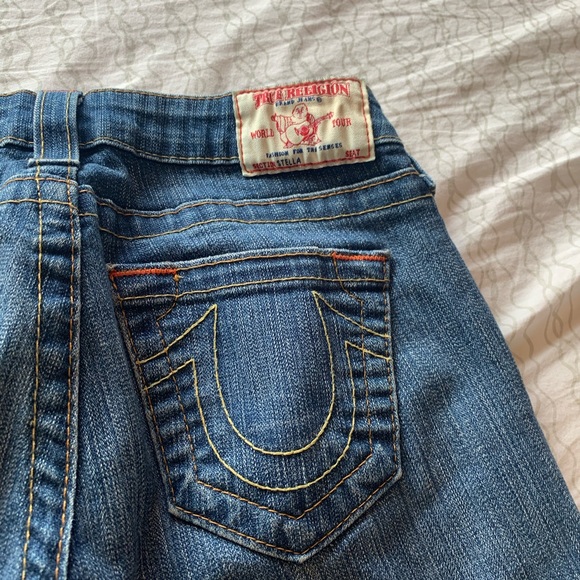True religion skinny jeans in like new condition . - Picture 3 of 5